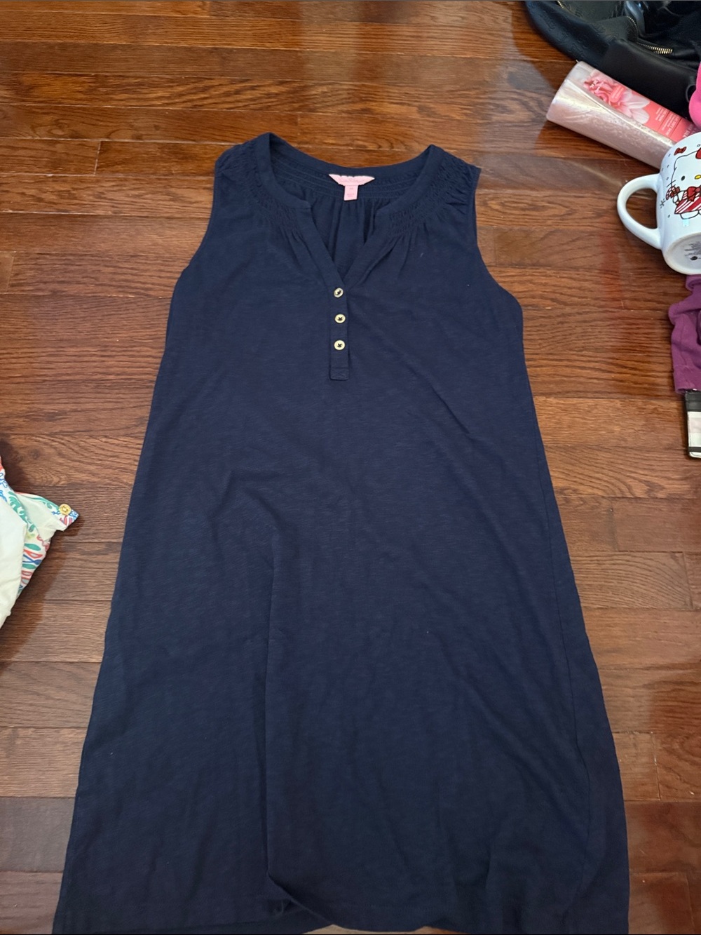 Lilly Pulitzer Navy Sleeveless Knit Dress